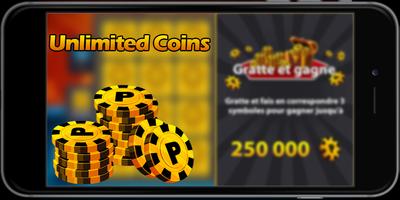 8 Ball Pool Coins Simulated capture d'écran 1