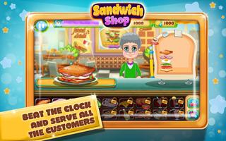 Sandwich Maker-Food Shop Mania 스크린샷 1
