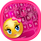 Niedlich Emoji Tastatur Anpassen Zeichen