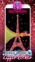 Paris Glitter Zipper Lock capture d'écran 2