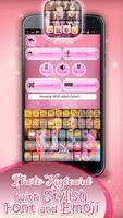 Photo Keyboard with Stylish Font and Emoji capture d'écran 3