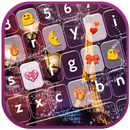 Teclado Noite de Paris - Emoji APK