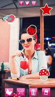 Cool Photo Stickers for Girls syot layar 1