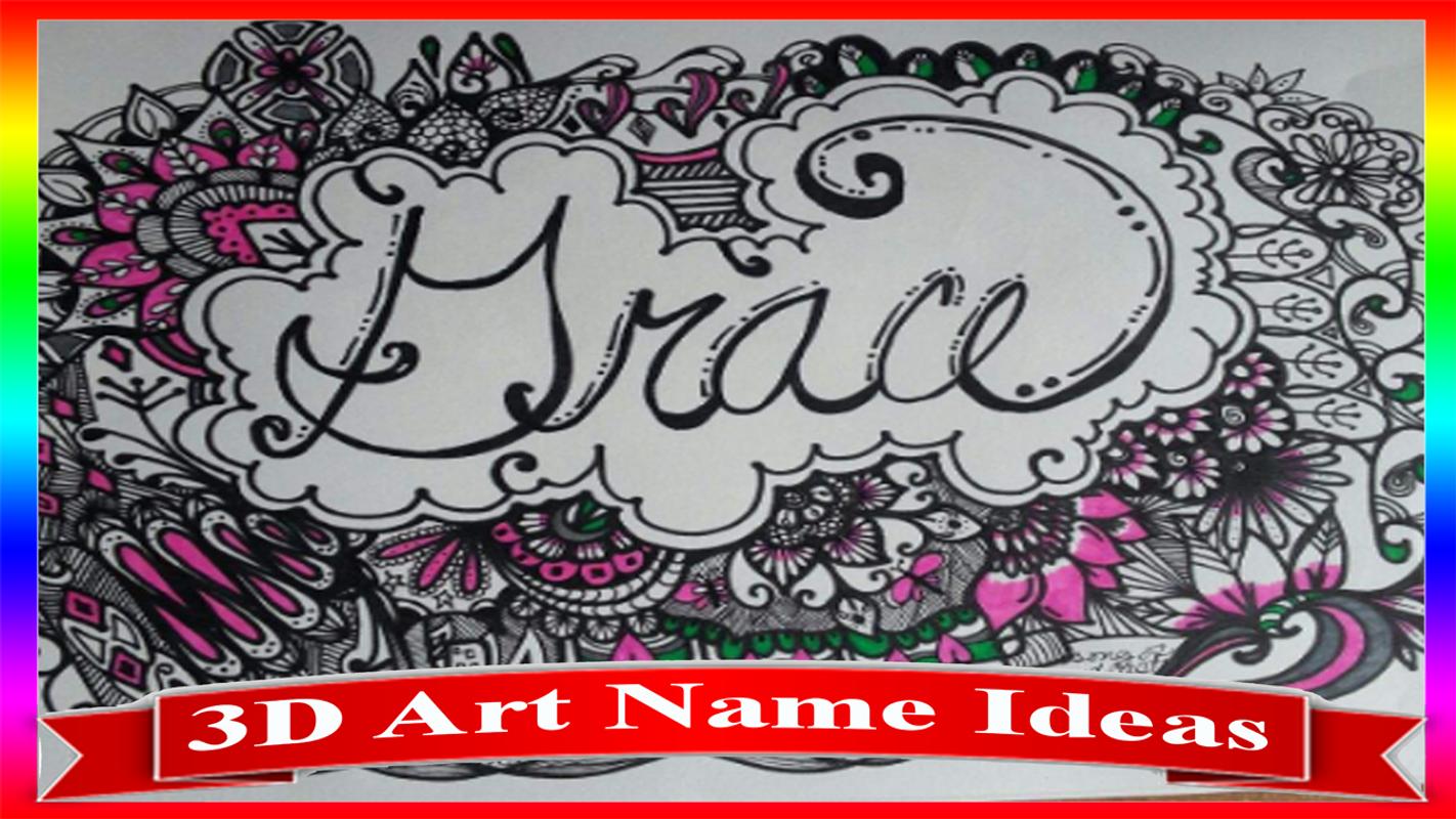 Ide Artistik Nama 3D Keren For Android APK Download