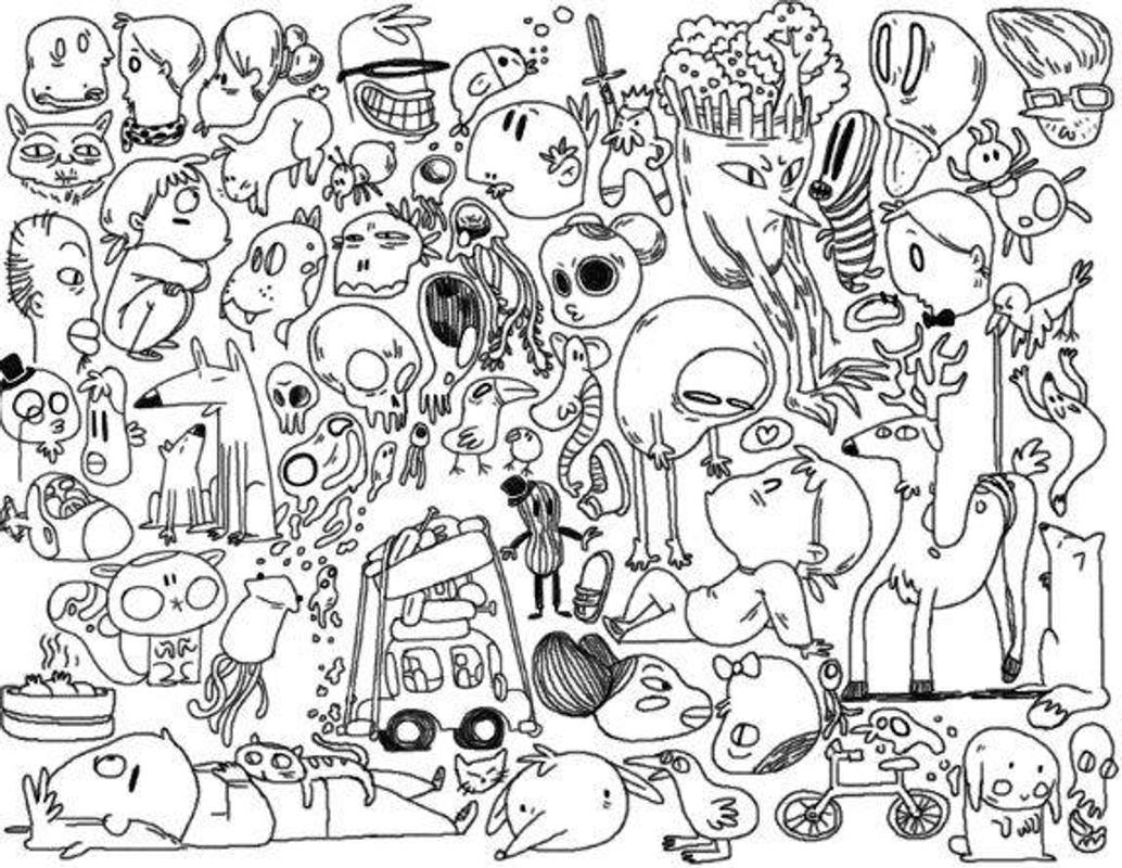 Keren Doodle Art Drawing APK Download Gratis Seni Desain APL