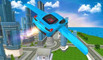 Flying Car Real Driving Simulator 3D Ekran Görüntüsü 1