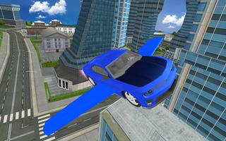 Flying Car Real Driving Simulator 3D captura de pantalla 2