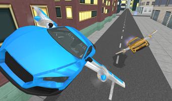 Flying Free Car 3D Simulator screenshot 2