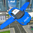 Futuristic Police Flying Car Sim 3D आइकन