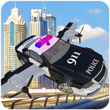 Police Flying Cop Car Driving 3D 圖標