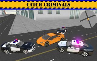 Police Flying Cop Car Driving 3D 截圖 3