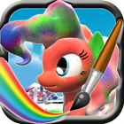 Little Pony Coloring Paint Creator 3d for Kids アイコン