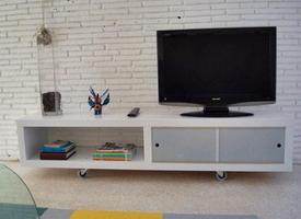 Cool TV Stand Designs para sua casa Cartaz
