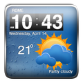 Tiempo widget de impresionante