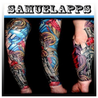 Cool color tattoos icon