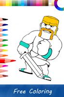 Coloring Book For Clash Royale تصوير الشاشة 2