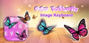 Color Butterfly Image Keyboard