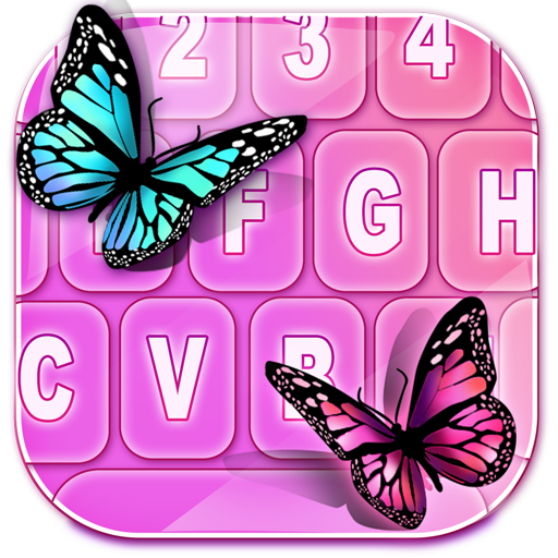 Color Butterfly Image Keyboard