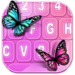 Color Butterfly Image Keyboard
