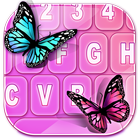 Keyboard Farbe Schmetterlinge Zeichen