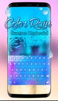 Farbe Regen Tastatur Thema Screenshot 1