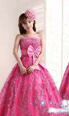 Скачать Красочные свадебное платье APK