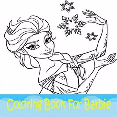 Livro de colorir para Barbie