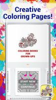 Coloring Books for Grown-Ups Affiche