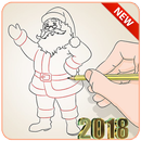 Draw Santa Claus in 2018 APK