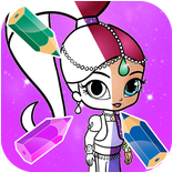 Coloring Game for Shimmer