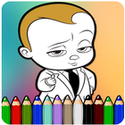How To Color Boss baby Game آئیکن