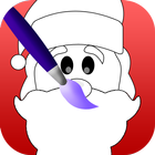 Christmas coloring pages game free आइकन