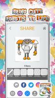 Coloring Robots Games screenshot 2