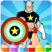 How To Color SuperHero Squad icon