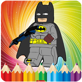 How to color Lego Batman 🍀 icon