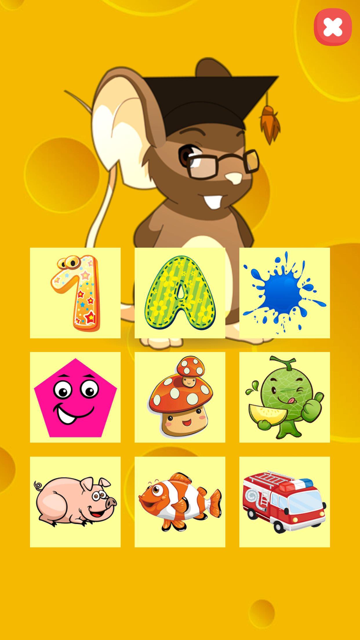 ดาวน์โหลด 123 / ABC Mouse - ABC Kids learning game APK สำหรับ Android