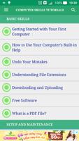 Learn Computer Skills Tutorials - Computer Skills capture d'écran 1