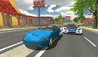 City Crime Car Driving Simulator 3D Affiche