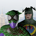 Spider hero vs Bat hero. Duel icono