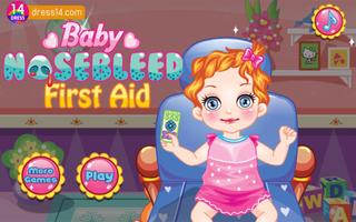 Baby Nosebleed First Aid Affiche