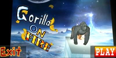 Gorilla On Fire!! plakat