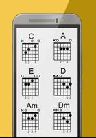 Complete Guitar Chord Chart Offline Affiche