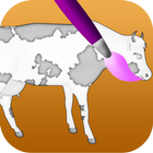 cow coloring games 아이콘