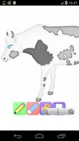 cow coloring games โปสเตอร์