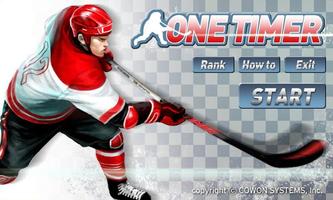 Ice Hockey - One Timer (Free) Poster