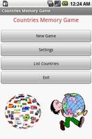 Countries Memory Game 截图 1