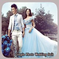 Couple Photo Wedding Suit Affiche