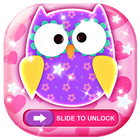 Cute Owl Lock Screen Wallpaper icon