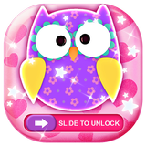 Cute Owl Lock Screen Wallpaper ikon
