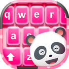 Mignon Panda Clavier Animé icône